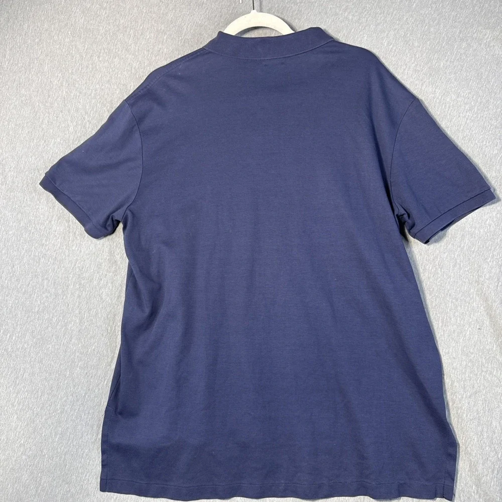 Polo Ralph Lauren Polo Shirt Men Size XL Blue Flesh Pony Pima Soft Touch Cotton